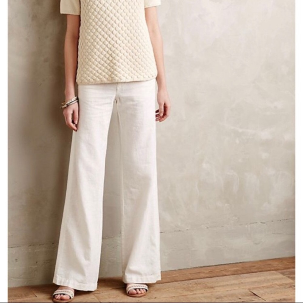 Anthropologie Pilcro linen trousers 2